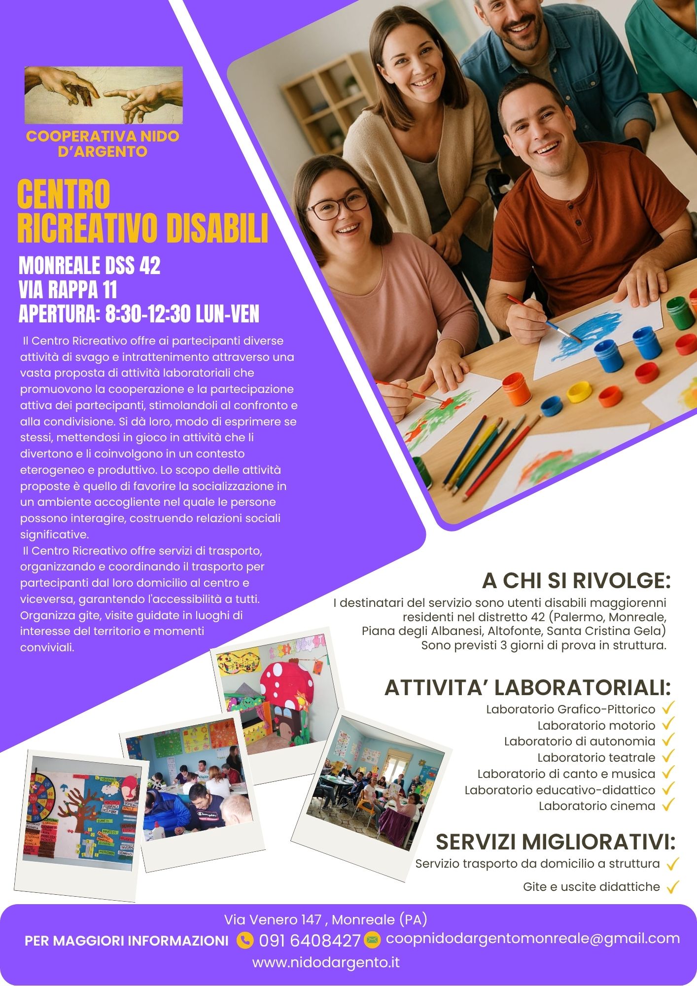 Locandina Centro Diurno Disabili